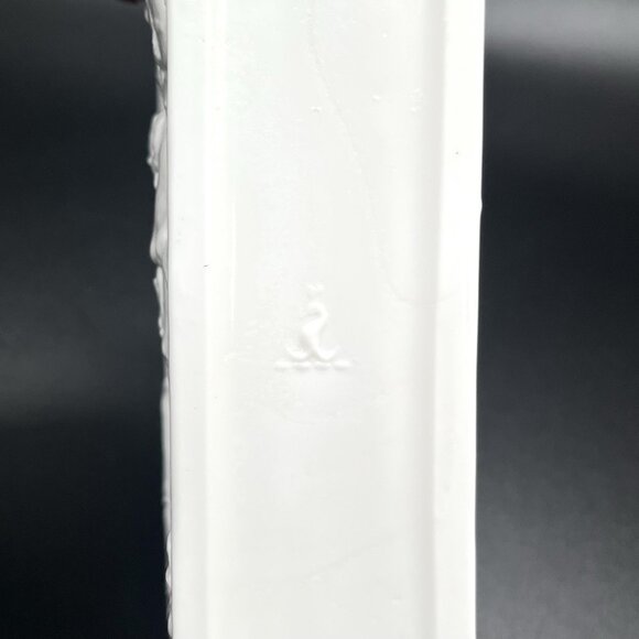 Antique Sowerby 1232 Old King Cole Victorian Pressed Milk Glass Fiddlers Vase - Picture 7 of 16